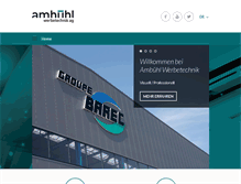 Tablet Screenshot of ambuehl.ch